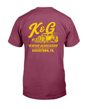 Load image into Gallery viewer, "Vintage K&amp;G Speed Associates" Premium T-Shirt 1 - Maroon - Back
