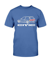 Load image into Gallery viewer, "Vintage Honda Civic" Premium T-Shirt 3 - Royal Blue - Front
